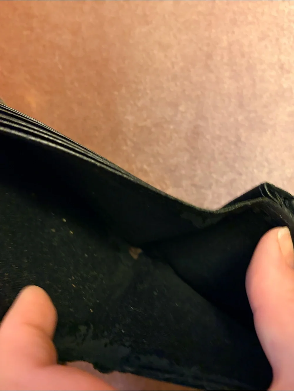 Vintage YSL Yves Saint Laurent Black Leather Men's Bifold Wallet - As Is / Poor